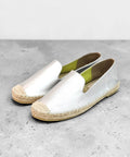 Effortless Summer Comfort:Handcrafted Breathable Jute Slip-On Silver