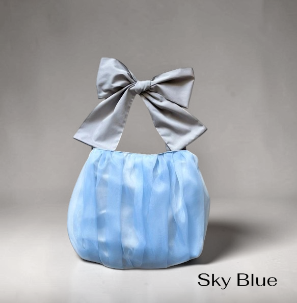 The Organza Muse: Made-to-Order Premium Sheer Ribbon Tote Bag