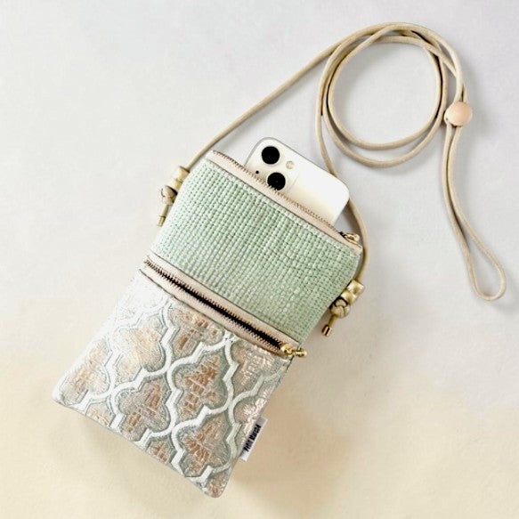 The Heritage Moroccan Tapestry Compact Double-Pocket Crossbody