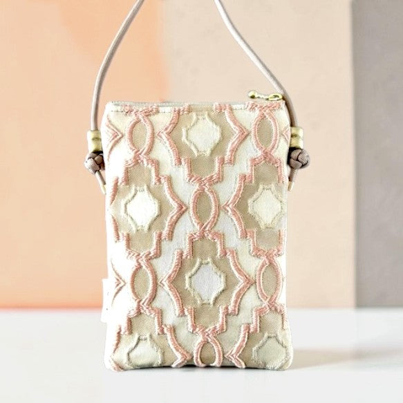 The Heritage Moroccan Tapestry Compact Double-Pocket Crossbody
