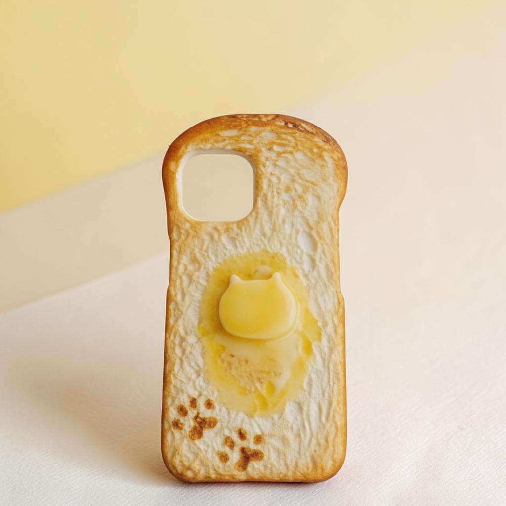 The Artisanal Toast (Cat Toast) : Super-Realistic Handmade Bread Crust Smartphone Case