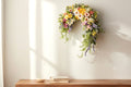 The Shower of Happiness: 20 Premium Art Flower Horseshoe Wreath
