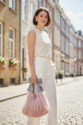 The Organza Muse: Made-to-Order Premium Sheer Ribbon Tote Bag