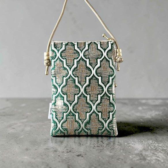 The Heritage Moroccan Tapestry Compact Double-Pocket Crossbody