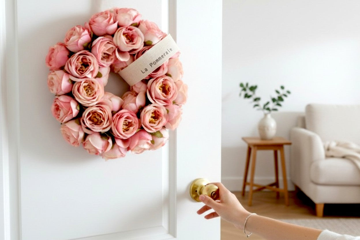 The Eternal Rose Horizon: Premium Handcrafted Antique Botanical Wreath