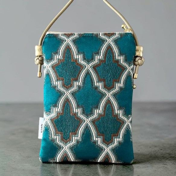 The Heritage Moroccan Tapestry Compact Double-Pocket Crossbody