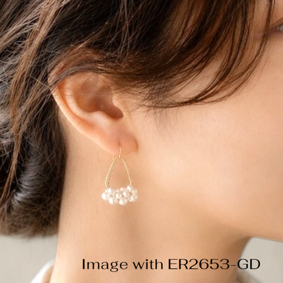 Nature's Wearable Art: Rare Baroque Pearl & Textured Geometric Earrings in 14K Gold, SV925 or  Surgical Stainless Steel