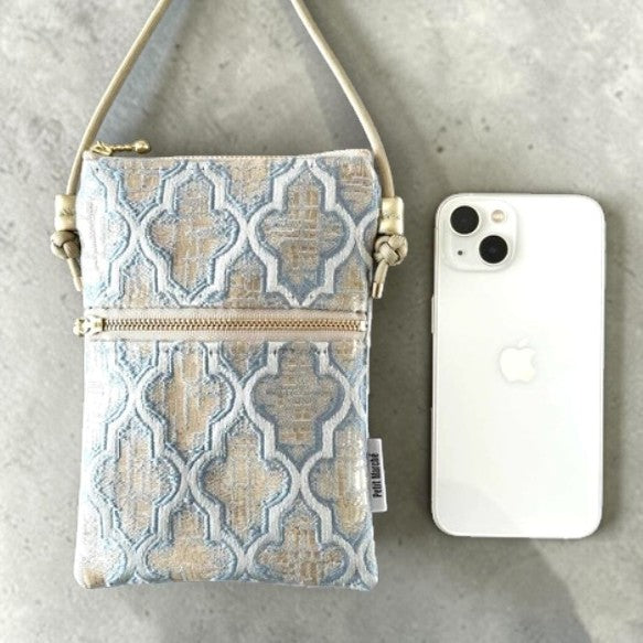 The Heritage Moroccan Tapestry Compact Double-Pocket Crossbody