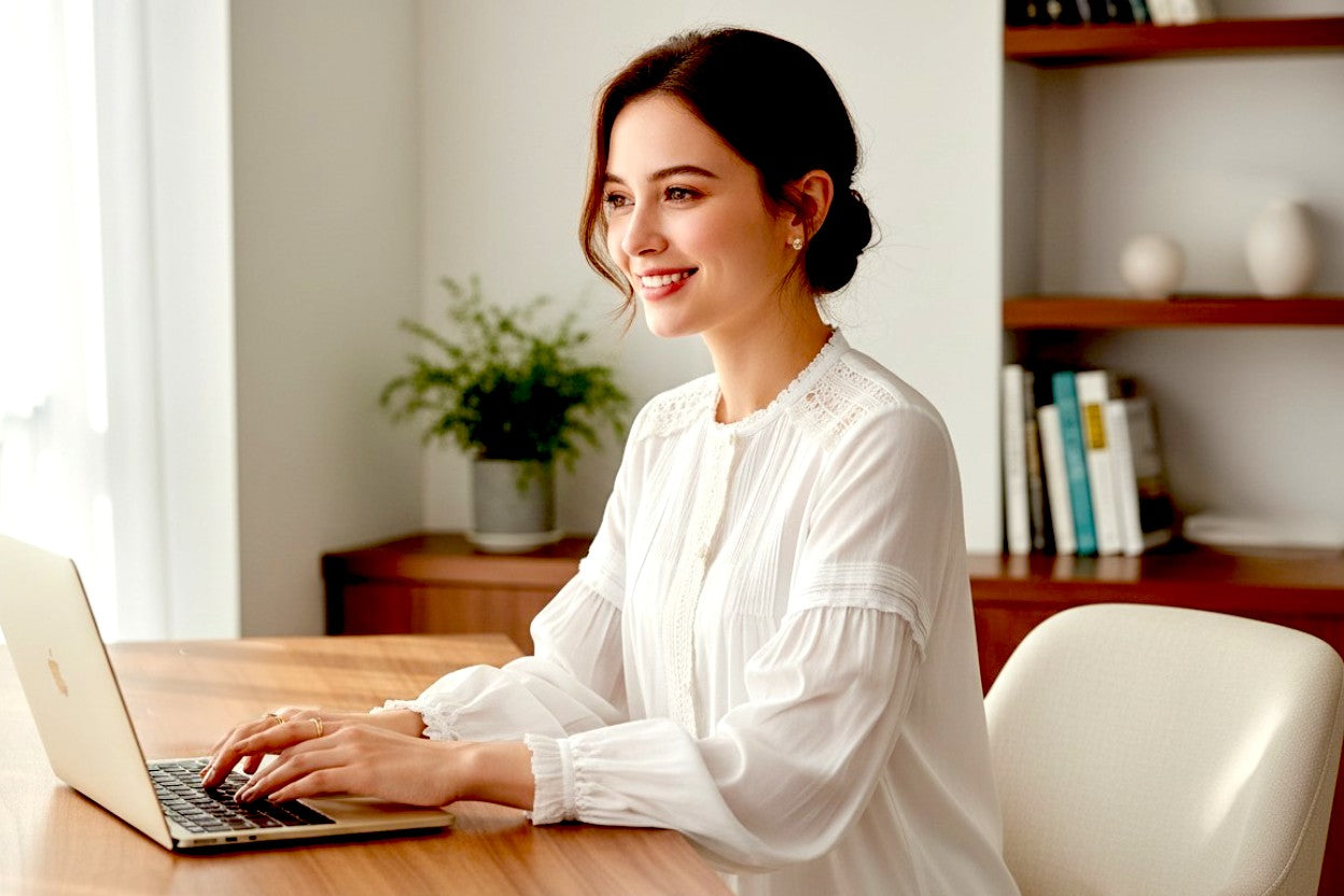 Effortless Elegance: Handcrafted Pintuck & Lace White Linen Blouse
