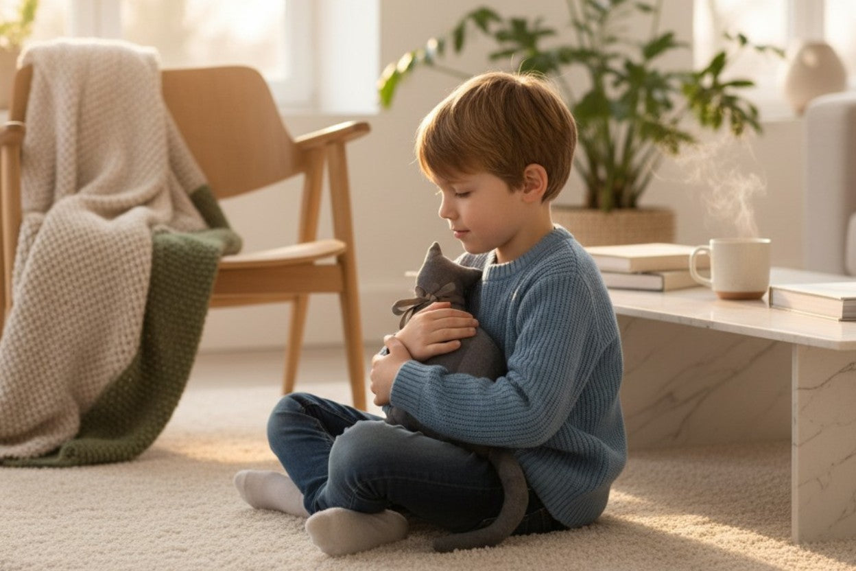 The Messenger of Serendipity: One-of-a-Kind Bespoke Organic Yak-Cotton Lifesize Cat Cushion