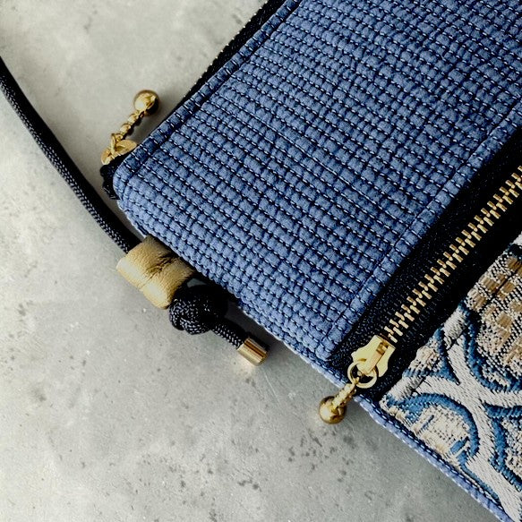 The Heritage Moroccan Tapestry Compact Double-Pocket Crossbody