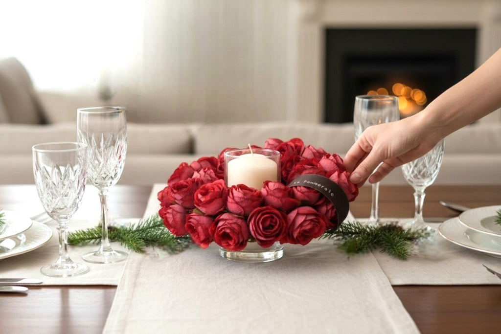 The Eternal Rose Horizon: Premium Handcrafted Antique Botanical Wreath