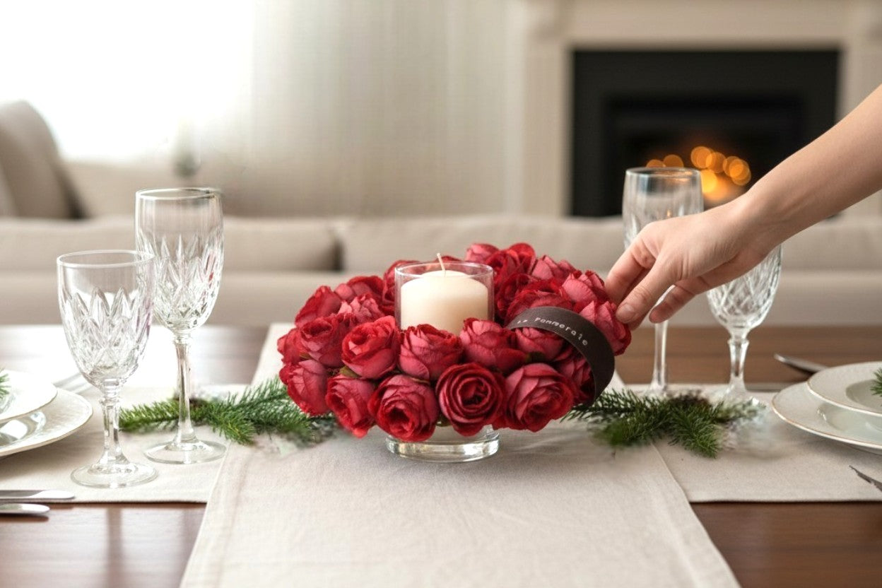 The Eternal Rose Horizon: Premium Handcrafted Antique Botanical Wreath