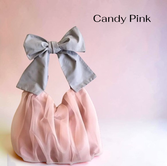 The Organza Muse: Made-to-Order Premium Sheer Ribbon Tote Bag