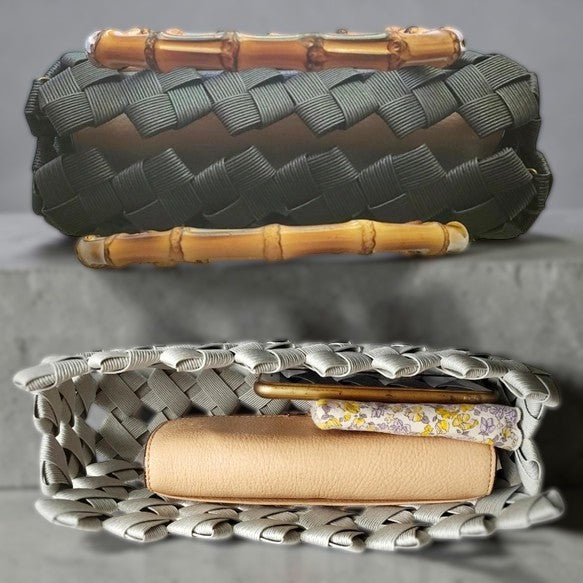 The Artisan Bamboo Basket: Hand-Woven Japanese Craft Tape Tote in Your Color