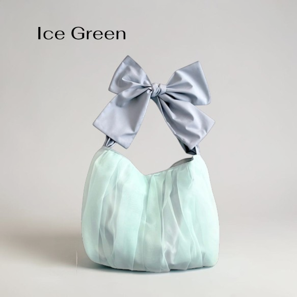 The Organza Muse: Made-to-Order Premium Sheer Ribbon Tote Bag