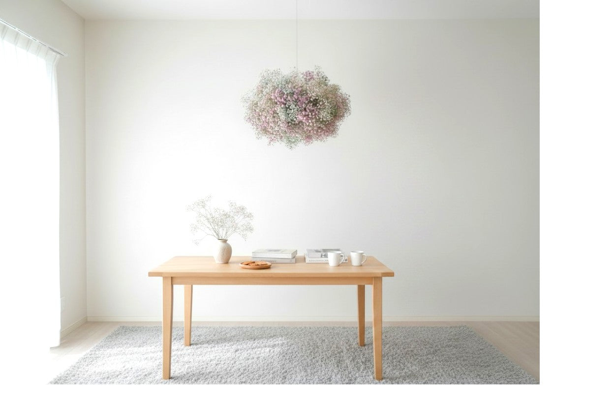 The Floating Sky: Premium Gypsophila Soft colored Cloud Hanging Wreath
