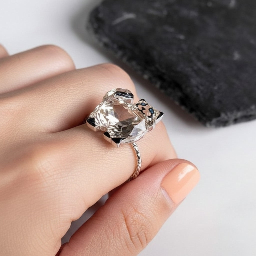Your Made-to-Order Crystal Pet Companion Ring: Ragdoll & Friends Edition