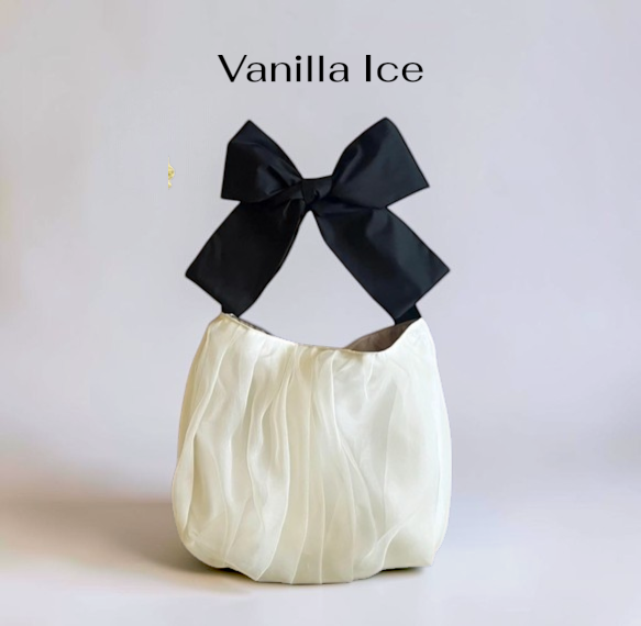 The Organza Muse: Made-to-Order Premium Sheer Ribbon Tote Bag