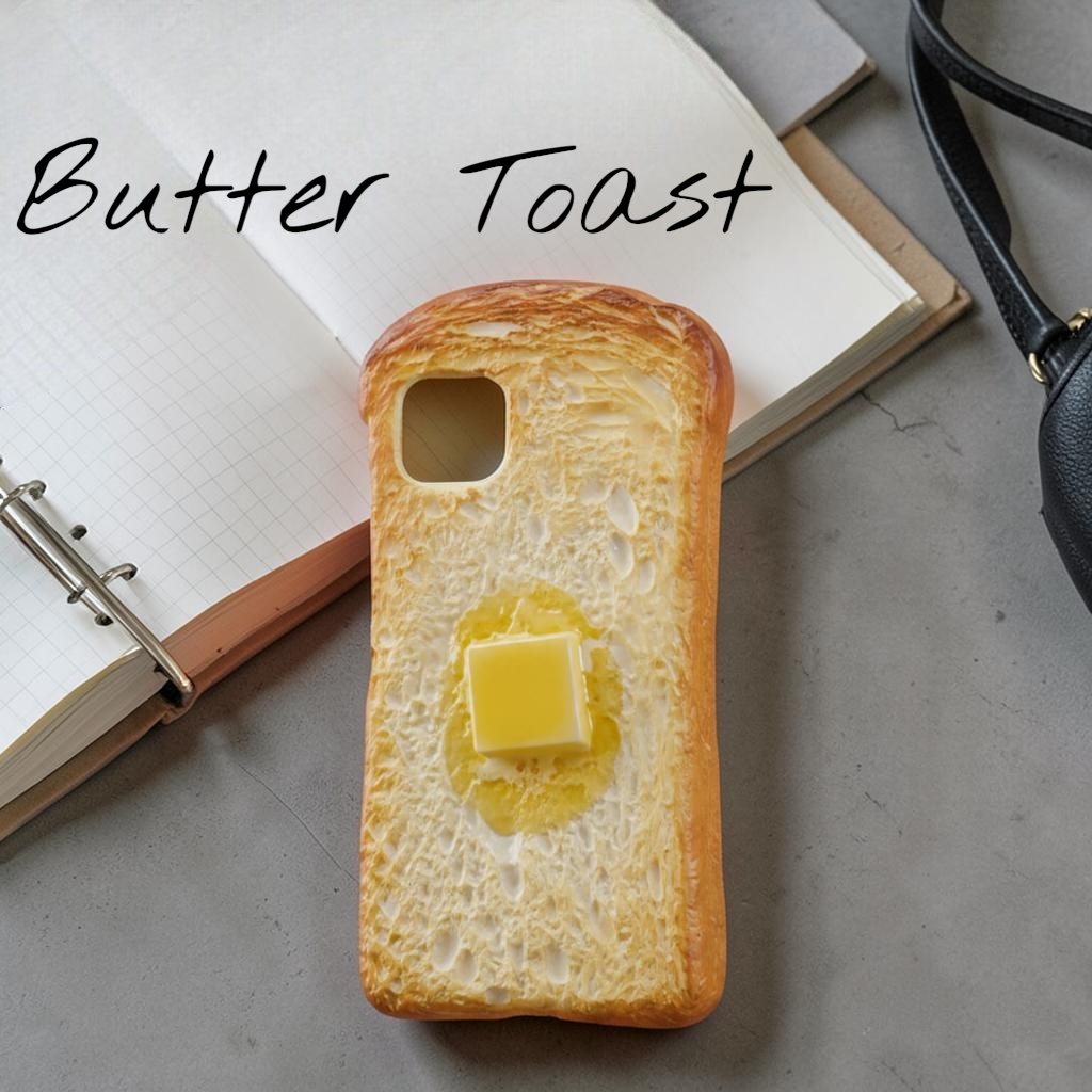 The Artisanal Toast (Dark Loasted) : Super-Realistic Handmade Bread Crust Smartphone Case